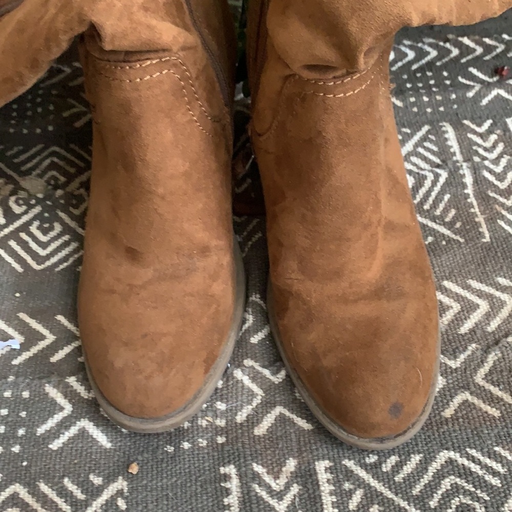 faux suede Over the Knee boots size 8 - Picture 3 of 8